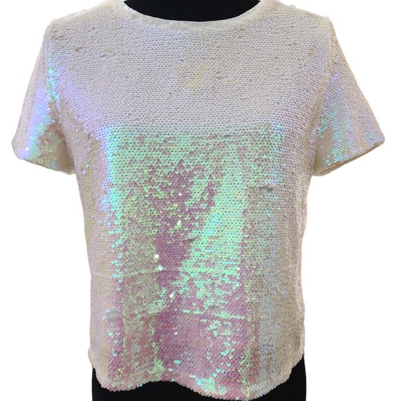 Luxury Evening Cocktail Party Beaded Sequins Runway Couture Top Blouse Jacket NW - Picture 10 of 16